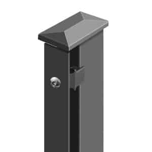 Pfosten System AC-Typ PSS, für Zaunhöhe 0.630 mm