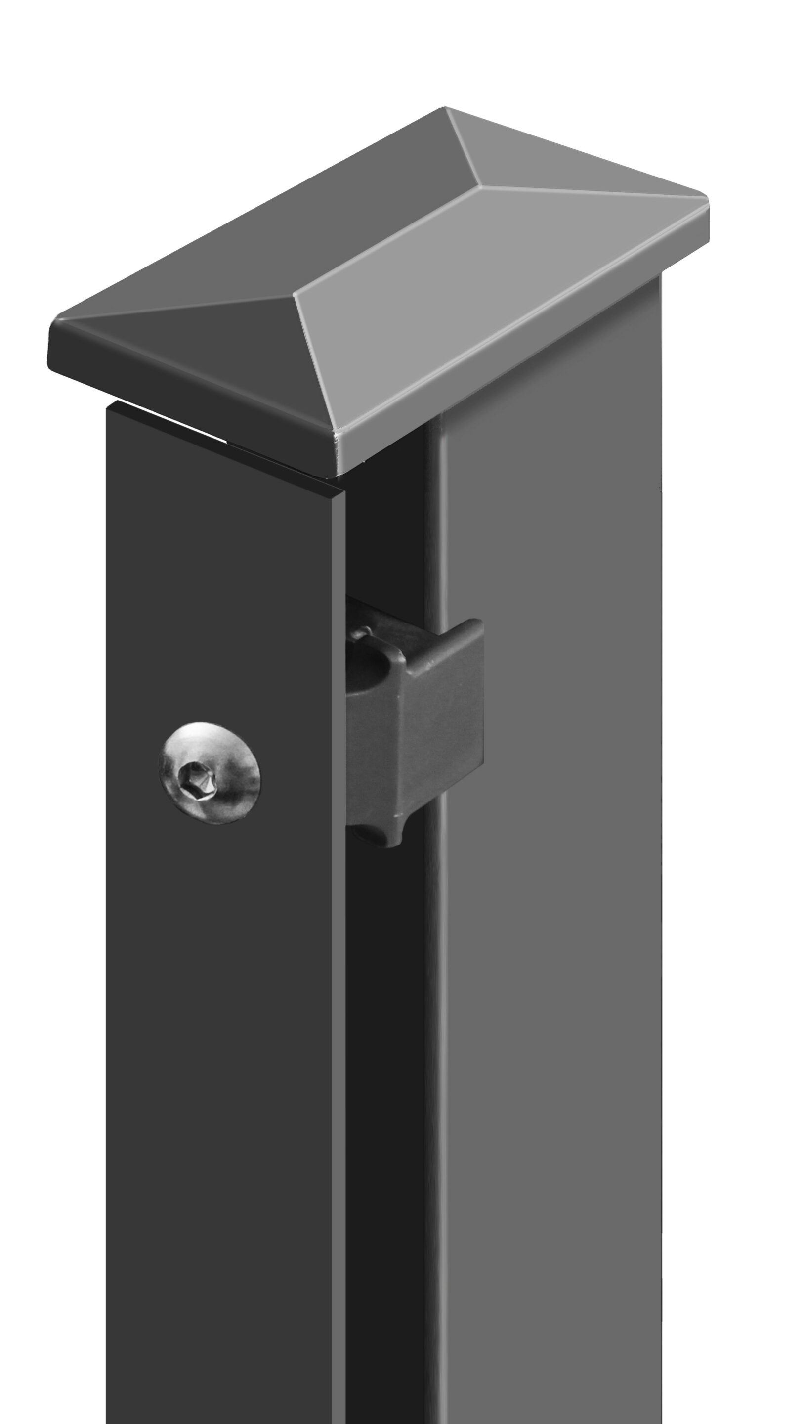 Pfosten System AC-Typ PSS, für Zaunhöhe 0.630 mm