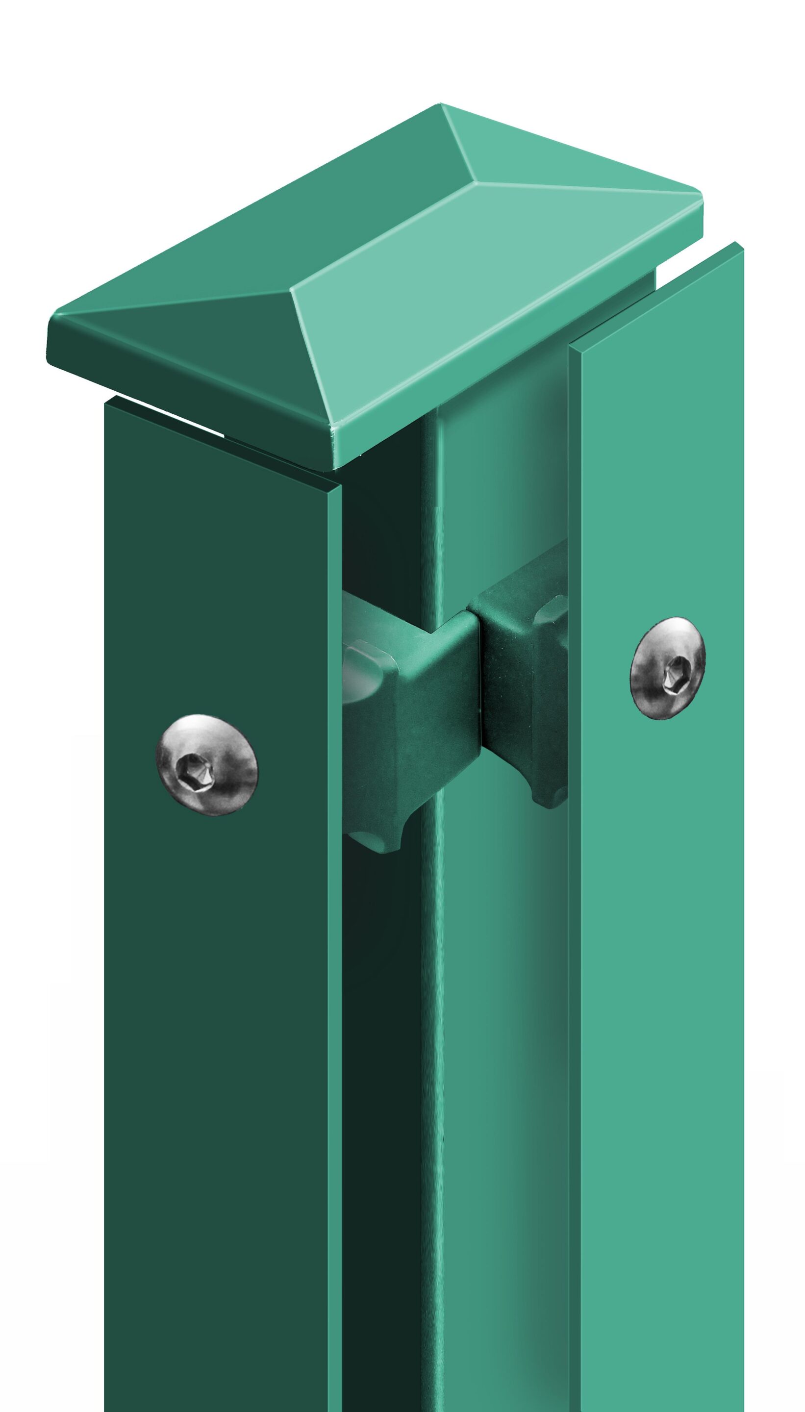Eckpfosten Rechts System AC-Typ PSS, für Zaunhöhe 0.630 mm – Bild 5