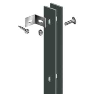 Zaunanschluss System AC Typ ZAS4, Höhe 830 mm, RAL 7016