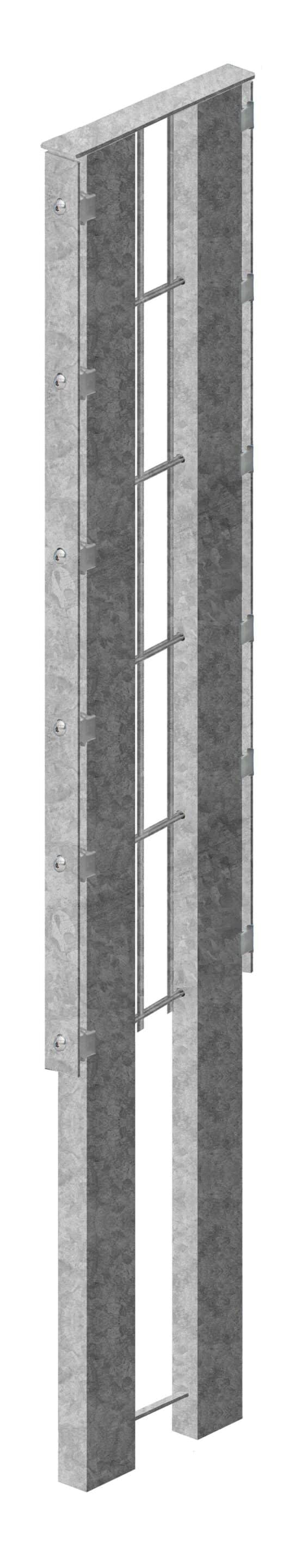 Gabionenpfosten Höhe 0.630 mm, Typ DPS 200 – Bild 2