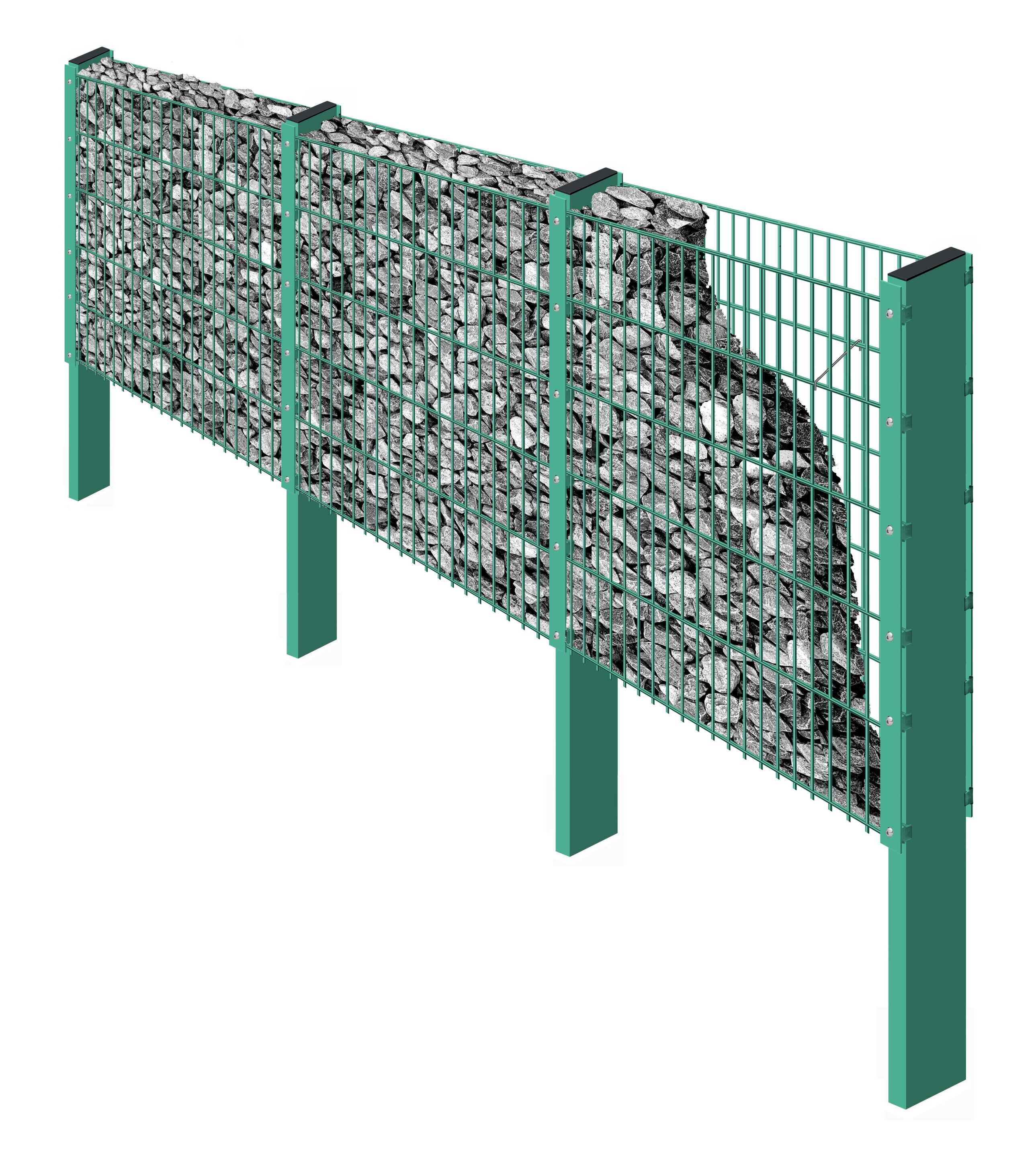 Gabionenpfosten Höhe 0.630 mm, Typ EPS 120 – Bild 6