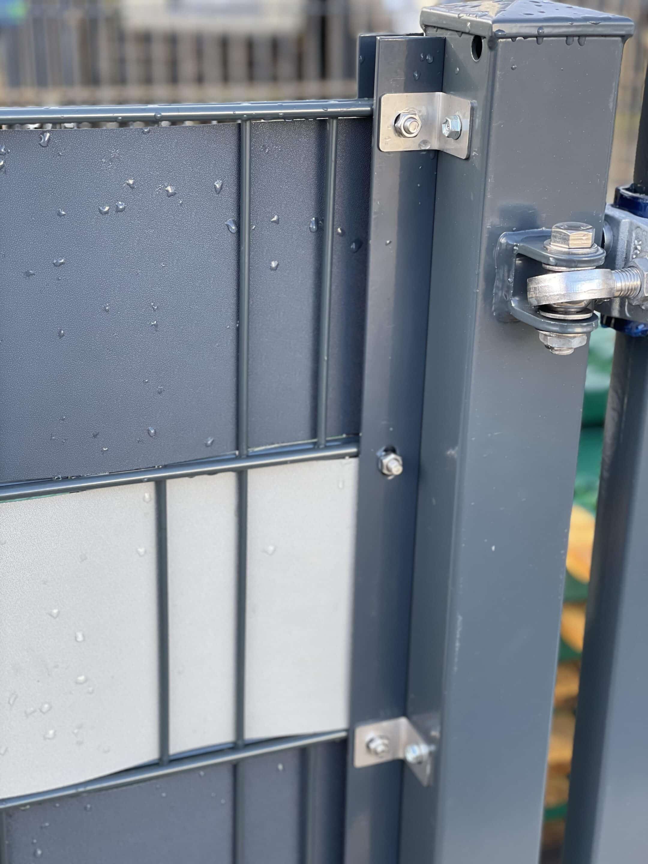 Zaunanschluss System AC Typ ZAS4, Höhe 830 mm, RAL 7016 – Bild 6